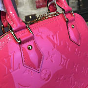 Louis Vuitton ALMA BB Monogram Vernis Leather 3556 24cm - 5