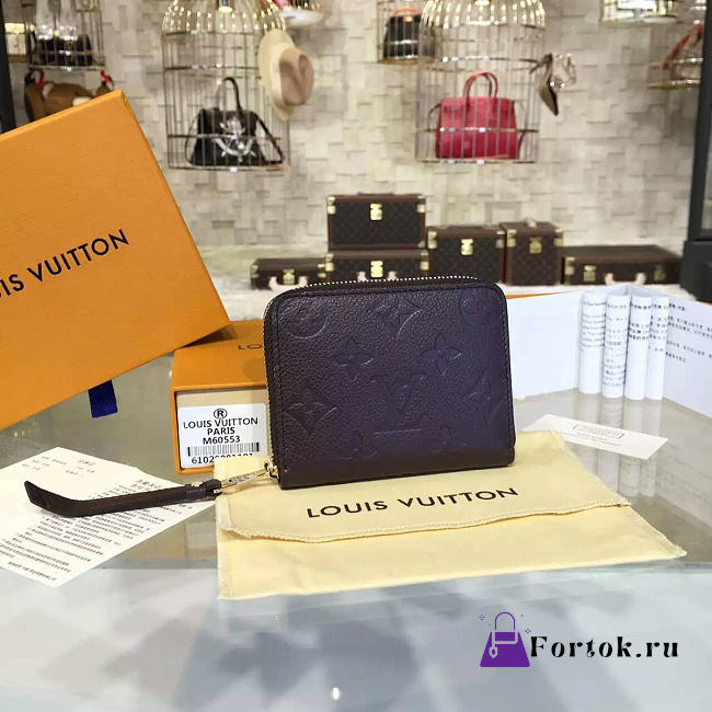 Louis Vuitton ZIPPY COIN PURSE Aube 3559 11cm - 1