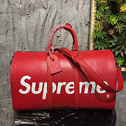 Louis Vuitton Supreme Keepall 45 Red 3790 - 2