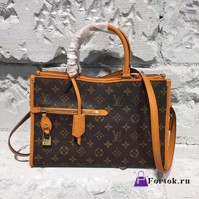 Louis Vuitton Popincourt MM Bag Safran Imperial 3850 32cm - 1