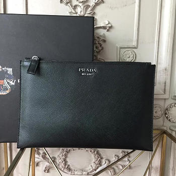 Prada Leather Clutch Bag 4194 28cm