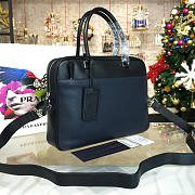 PRADA Leather Briefcase 4199 - 5