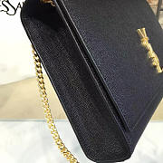 YSL MONOGRAM KATE GRAIN DE POUDRE EMBOSSED Black 4755 28.5cm  - 4