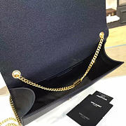 YSL MONOGRAM KATE GRAIN DE POUDRE EMBOSSED Black 4755 28.5cm  - 6