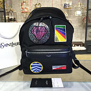YSL Monogram Backpack Diamonds Black 4792 40cm  - 1