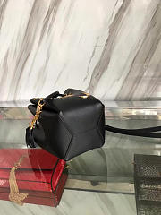 YSL Moon & Star Blk Leather Bucket 4813 16.5cm - 3