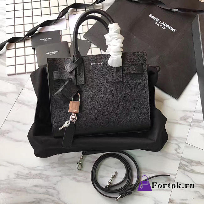 YSL Classic Sac-De-Jour Nano Black 4913 22cm  - 1
