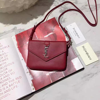 YSL Monogramme Sac Université Red 4924 16cm 