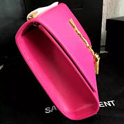 YSL MONOGRAM KATE BAG WITH LEATHER TASSEL Pink 4973 24cm  - 4