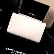 YSL MONOGRAM KATE BAG WITH LEATHER TASSEL White 4988 24cm  - 5