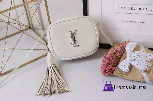 YSL MONOGRAM Blogger White 5115 14cm - 1