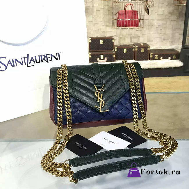 YSL ENVELOP Satchel gold montage 5134 24cm - 1