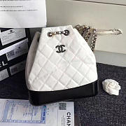 CHANEL'S GABRIELLE Small Backpack White and Black A94485 23cm - 5