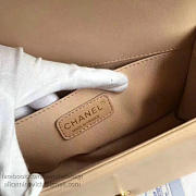 Chanel Lambskin Medium Boy Bag A67086 Beige VS02723 25cm - 3