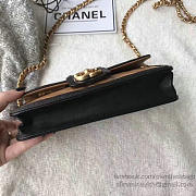 Chanel Lambskin Small Wallet on Chain Beige A91365 19cm  - 2