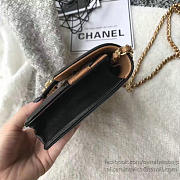 Chanel Lambskin Small Wallet on Chain Beige A91365 19cm  - 3