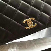 Chanel Caviar Quilted Lambskin Flap with Top Handle Black A93752 25cm - 6