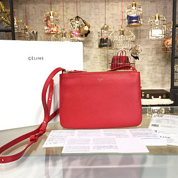 Celine Leather Trio Z919 25cm