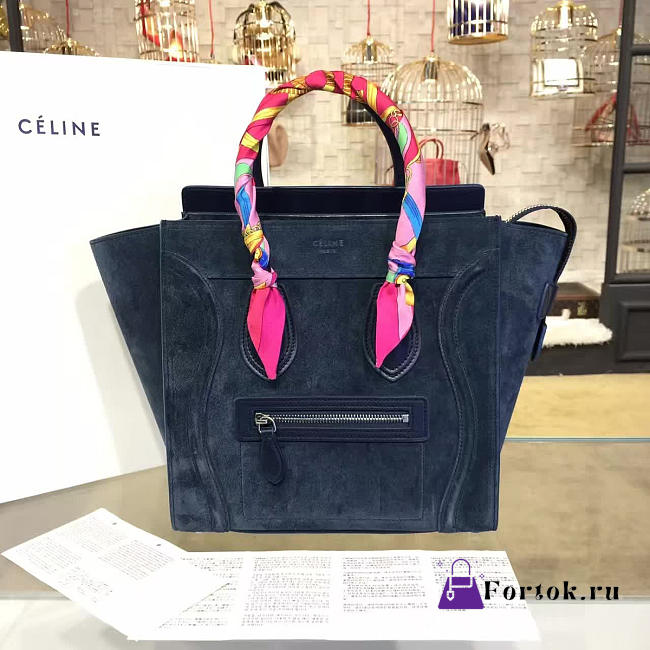 Celine Leather Micro Luggage Z1073 26cm  - 1