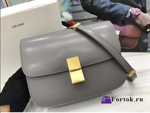 Celine Leather Classis Box Z1153 23.5cm  - 1