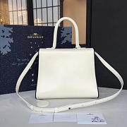 Delvaux Mini Brillant Satchel Smooth Leather White 1469 20cm - 4