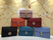 Gucci GG Flap Bag On Chain Light Blue 510303 28cm - 5