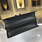 Gucci Dionysus medium top handle bag black leather 27cm - 5