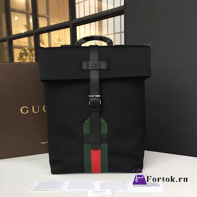 Gucci GG Leather Backpack 05 - 1