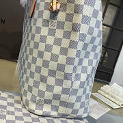 Louis Vuitton NEVERFULL MM Damier Azur Canvas Rose Ballerine 3304 32cm - 3