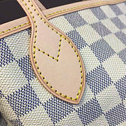 Louis Vuitton NEVERFULL MM Damier Azur Canvas Rose Ballerine 3304 32cm - 2