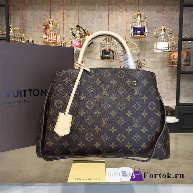 LOUIS VUITTON MONTAIGNE Monogram Canvas 3611 34.5cm - 1