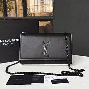 YSL MONOGRAM KATE GRAIN DE POUDRE EMBOSSED LEATHER 4744 24cm  - 6