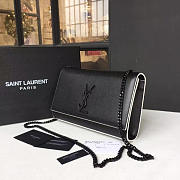 YSL MONOGRAM KATE GRAIN DE POUDRE EMBOSSED LEATHER 4744 24cm  - 5