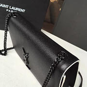 YSL MONOGRAM KATE GRAIN DE POUDRE EMBOSSED LEATHER 4744 24cm  - 2