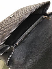 YSL ENVELOPE LARGE BAG BLACK 4812 33cm  - 6