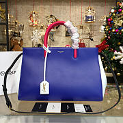 YSL CABAS RIVE GAUCHE Blue 36.5cm  - 1