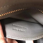 YSL Toy Cabas Crossbody Leather Bag Gray 4831 16cm  - 6