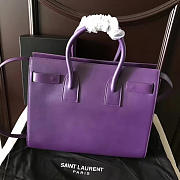 YSL Classic Sac-De-Jour Purple 4884 32cm  - 5