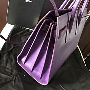 YSL Classic Sac-De-Jour Purple 4884 32cm  - 4