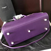 YSL Classic Sac-De-Jour Purple 4884 32cm  - 3