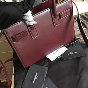 YSL Classic Sac-De-Jour Nano Red Wine 4898 22cm  - 4