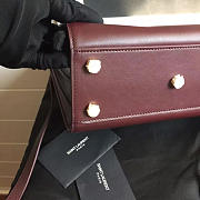 YSL Classic Sac-De-Jour Nano Red Wine 4898 22cm  - 2