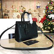 YSL Sac-De-Jour Nano Crocodile Embossed Shiny 4922 22cm  - 5