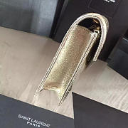 YSL Monogram Chain Wallet WOC Gold Metallic 19cm  - 4