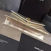 YSL Monogram Chain Wallet WOC Gold Metallic 19cm  - 3