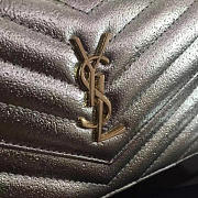YSL Monogram Chain Wallet WOC Gold Metallic 19cm  - 2