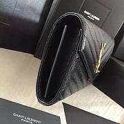 YSL Monogram Chain Wallet WOC Black 4944 22cm  - 4