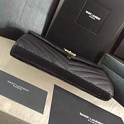 YSL Monogram Chain Wallet WOC Black 4944 22cm  - 3
