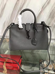 YSL CABAS Small in Smooth Leather 30cm - 6