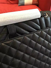 YSL ENVELOPE Satchel Large Black 5118 31cm - 5